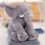 IH - Muñeco de peluche de elefante grande gris de 61 cms. juguete almohada de elefante de peluche de aventura, felpa de elefante para niños y niñas, felpa de elefante de peluche para niños y mujeres
