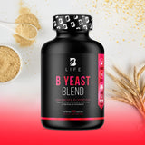 Complejo B. Levadura de Cerveza y Vitaminas B1, B2, B3, B5, B6, B12. Ingredientes Naturales con 90 cápsulas de 500 mg. B Yeast Blend B Life
