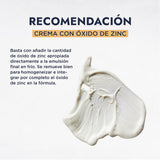 ▶ HEBBE  - Óxido de Zinc 500 g | Antiinflamatorio y Purificante | Calmante y Protector Solar | Blanqueante de Piel | Contenido de 500 g