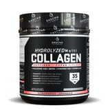 Sascha Fitness Multi Colágeno Hidrolizado | Ácido Hialurónico | Biotina | Cynatine HNS | Vitamina C & E - Sabor Limonada de Fresa