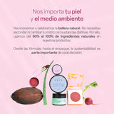 TEIA COSMETICOS Protector Solar Facial en Barra, FPS40, 100% Mineral con Color, Cobertura Alta, 4 Tonos (Claro)