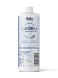 ▶ HEBBE  - Glicerina vegetal 500 g | Remedio para la irritación e inflamación | Para todo tipo de piel | Refuerza la barrera de la piel | Atenúa los signos de expresión y arrugas | Contenido: 500 g