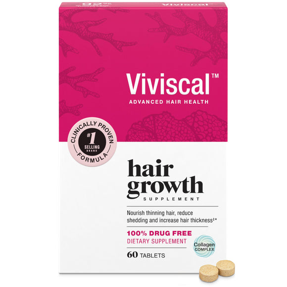 Viviscal Hair growth supplement for women, 60 Count