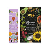 ▶ Republic Cosmetics Yuya   Paquete de Máscara para pestañas "10 aceites naturales" + Gel Fijador de Cejas Transparente