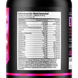 Multivitamínico para Mujer | 90 cápsulas 650 mg por porción. Colágeno Hidrolizado, Biotina. Ingredientes naturales. Womens Blend. B Life.