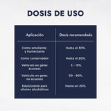 ▶ HEBBE  - Glicerina vegetal 500 g | Remedio para la irritación e inflamación | Para todo tipo de piel | Refuerza la barrera de la piel | Atenúa los signos de expresión y arrugas | Contenido: 500 g