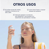 ▶ HEBBE  - Hidrolato de Aloe 125 ml | Humectante, Refrescante y Reparador Solar | Disminuye Ojeras, Alivia Ojos Cansados y Combate Daños Solares | pH Ideal para la Piel | Contenido de 125 ml