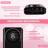 Pulidor de Uñas, 35000 rpm Máquina Taladro de Uñas, Kit de Lima de Uñas Eléctrico con 6 Tipos Cabezales de Lijado Portátil, Velocidad Ajustable,Torno Portátil para Uñas Profesional Manicura y Pedicura