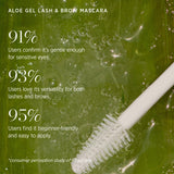 ▶ Ere Perez - Natural Lash + Brow Aloe Vera Gel Mascara (Clear)