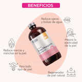 ▶ HEBBE  - Aceite de Rosa Mosqueta 500 ml | Anti-Cicatriz y Anti-Estrías | Reductor de Manchas en la Piel | Estimulador de Circulación Sanguínea | Regenerador y Reafirmante de Piel | Contenido de 500 ml