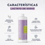 ▶ HEBBE  - Lactato de Sodio 500 g | Hidratación para la Piel, Suavidad y Elasticidad | Mantén tu Piel Suave y Lisa | Contenido de 500 g