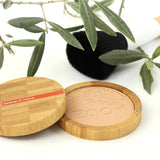 ZAO 303 Compact Powder Brown/Beige/Neutral in a Refillable Bamboo Container Certified Bio/Ecocert/Cosmebio/Natural Cosmetics by ZAO essence of nature