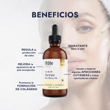 ▶ HEBBE  - Aceite de Arroz 100 ml | Regula la Producción de Sebo | Hidratante para la Piel | Mejora la Apariencia de la Piel Envejecida | Trata Quemaduras Solares | Promueve la Formación de Colágeno | Contenido 100 ml