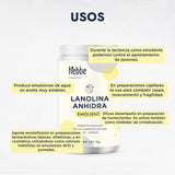 ▶ HEBBE - Lanolina 1kg | Alivia Piel Agrietada | Potente Emoliente | Ideal para Labios Resecos | Restaura Barrera Cutánea | Combate Irritaciones y Rojeces.