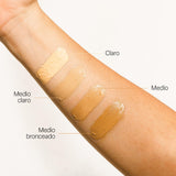 TEIA Cosméticos Maquillaje para piel normal seca de ingredientes naturales - 30 gr (Medio)