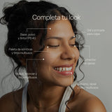 TEIA COSMETICOS Contorno para definir rostro humectante, ingredientes seguros y naturales (Tono Caribe)