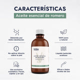 ▶ HEBBE - Aceite Esencial de Romero 50 ml | Apoyo en el Tratamiento de Problemas Respiratorios | Combate la Fatiga, es Antiinflamatorio y Analgésico Natural | Cicatrizante Natural | Contenido de 50 ml