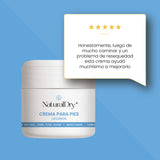 ▶NaturalDry - Crema natural para Pies resecos vegana - APLICACIÓN NOCTURNA - EXTRA HIDRATANTE - Manteca de Aguacate - ALTO PODER HIDRATANTE para talones SECOS o AGRIETADOS - Aroma natural Lavanda