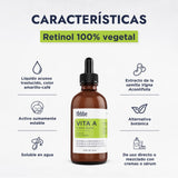 ▶ HEBBE   - Retinol Vegetal 50 ml | Alto Nivel de Tolerancia Cutánea | Estimula la Renovación Celular y Mejora la Sensación Final de tus Productos Cosméticos | Proporciona Buenos Resultados | Contenido de 50 ml