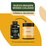 THYRD+ con Magnesio, Potasio, Selenio, Yodo, Zinc, Ajo y Cúrcuma. Con 120 capsulas de 500mg (4 meses). VitalBotanics. Suplemento Multivitamínico para Hombre y Mujer. Libre de Gluten y Aditivos.