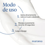 ▶ MARAMA  | Shampoo sin Parabenos - Herbal Shampoo - 500 ml | Fortalece el Cabello - Tratamiento para Cabello Maltratado - Shampoo Anticaspa - Anti Frizz Cabello | Vegano - Cruelty-Free