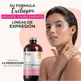 ▶ HEBBE  - Aceite de Rosa Mosqueta 500 ml | Anti-Cicatriz y Anti-Estrías | Reductor de Manchas en la Piel | Estimulador de Circulación Sanguínea | Regenerador y Reafirmante de Piel | Contenido de 500 ml