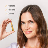 ▶ ISDIN Isdinceutics Hyaluronic Booster, Sérum hidratante y calmante intensivo con ácido hialurónico, 5 ampolletas