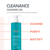 ▶ Avene Cleanance Cleansing Gel Soap Free Cleanser for Acne Prone, Oily, Face & Body, Pump, 13.5 oz.