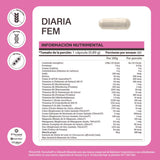 MATTER SMART NUTRIENTS | Diaria Fem, Multivitamínico y Multimineral para Mujeres | Alta absorción | Ayuda a mejorar la salud, vitalidad y bienestar femenino | 60 cápsulas vegetales