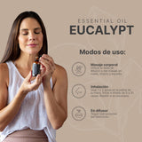 ▶ B Life  Aceite Esencial con Ingredientes Puros y Naturales, Aromalogía de 50 ml. Aceite Esencial Eucalipto. B Life