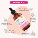 ▶ HEBBE  - ACEITE DE ROSA MOSQUETA | Previene Cicatrices y Estrías | Regenera y Reafirma la Piel | Reduce Manchas y Ojeras | 50 ml | Antiedad y Reparador Cutáneo | Sin Parabenos | Útil para Masajes Faciales
