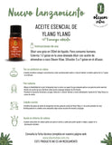 OLEUM VITAE Aceite Esencial de Ylang Ylang. Cananga odorata. 100% Puro y Orgánico. Certificado USDA ORGANIC. Aplicación Interna, Externa y Aromática. 15ml