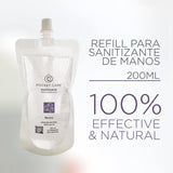 POCKET CARE | Desinfectante Spray - Sin Alcohol | Refill 200ml - Neutro | Antibacterial Spray de Bolsillo Orgánico | Sanitizante para Manos - Hand Sanitizer | 100% Natural