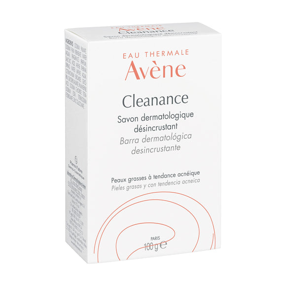 ▶Avène Cleanance, Jabón en Barra Facial, Piel Grasa, 100gr
