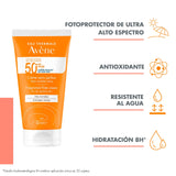 ▶ Avene Crema con Protector Solar Fps50+, Sin Perfume, 50ml