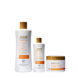 ▶ RAW SUGAR  Travel + Home Set Raw Coconut + Mango Body Wash & Body Butter Bundle, Body Care for Dry Skin, Exfoliate and Moisturize, Home + Travel Sizes - Formulated without Sulates and Parabens