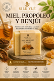 ▶ Jabón Glicerina Benjuí  Propóleo y Miel 100 gr.