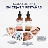 ▶ HEBBE  - Kit Aceite de Ricino y Almendras 100ml | Estimula Crecimiento Capilar | Refuerza Pestañas y Cejas | Suaviza Labios | Revitaliza Manos Resecas | Protección Antioxidante y Vitamínica.