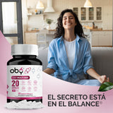 OBY Vitaminas para Mujer, 120 caps | Colageno Hidrolizado, Biotina, Acido Folico y Vitaminas | Multivitaminico mujer 20 Ingredientes naturales (2 meses)