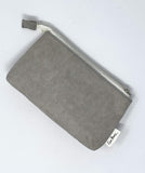 ▶ Ere Perez Ereperez- paper pouch, cosmetiquera eco washable paper gris