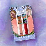▶ Republic Cosmetics Yuya   Set de 2 Labiales Líquidos "Bonita", Color Durazno