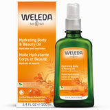 Weleda Hydrating Sea Buckthorn Body and Beauty Oil, 3.4 Fluid Ounce, Plant Rich Body and Beauty Oil with Sea Buckthorn and Sesame Oils
