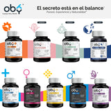 Vitaminas Cabello Mujer, capsulas con Biotina, Colágeno, Keratina, Vitamina E, Resveratrol, Vitamina C. OBY Beauty (Cabello, Piel y Uñas)