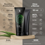 ▶ B Life  Exfoliante facial 120 ml con más de 95% de Ingredientes Naturales, Crema Exfoliante de Rostro con Extracto de Aloe Vera y Nuez. Facial Scrub B Life.