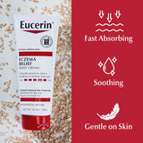 ▶ EUCERIN | Crema Para El Cuerpo | Alivio De Eczema E Irritaciones | Alivio Inmediato | Libre de Fragancias | 396mg