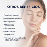 ▶ HEBBE  - Hidrolato de Romero 1 L | Tratamiento para Pieles Sensibles y Dañadas | Cicatrizante y Reequilibrante | Tónico Purificante para Pieles con Imperfecciones | Contenido de 1 L