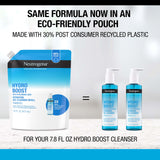 ▶ Neutrogena  Refill Gel Limpiador Facial Hydro Boost sin fragancia 473ml