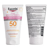 ▶ Eucerin Sun Sensitive Mineral Baby Sunscreen SPF 50, Sunscreen Lotion With Zinc Oxide Protection, 4 Fl Oz Tube
