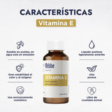 ▶ HEBBE  - Vitamina E 50 ml | Mejora la textura cutánea | Mejora la apariencia de la piel dañada por el acné | Refuerza la protección solar | Incrementa el nivel de humectación | Contenido: 50 ml