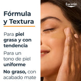 ▶ Eucerin Sun Face Oil Control FPS 50+ Tono Medio Control de Brillo (50 ml) Efecto Mate